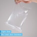 iMailer - 100 Pcs- 6" x 9" Plastic Zip Poly Bags- Clear Resealable Zip Bag for A7 A8 A9 Cards & Envelopes, Bakery, Cookies, Candies - Image 4
