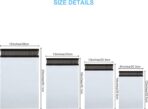 Outus 120 Pcs Poly Mailer Envelope 4 Sizes Shipping Bags Self Adhesive Clasp Envelope Self Adhesive Tear Proof Mailing Covers(8 x 12 In, 10 x 14 In, 13 x 18 In, 15 x 20 in,White) - Image 3