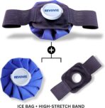 Ice Cold Pack Reusable Ice Bags Hot Water Bag for Injuries, Hot & Cold Therapy and Pain Relief with Elastic Breathable Support Wrap, 4-Pack, 3 Sizes (6"/9"/11") For Hot Therapy is 60℃ (4 IN 1) - Image 4