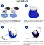 Ice Cold Pack Reusable Ice Bags Hot Water Bag for Injuries, Hot & Cold Therapy and Pain Relief with Elastic Breathable Support Wrap, 4-Pack, 3 Sizes (6"/9"/11") For Hot Therapy is 60℃ (4 IN 1) - Image 8