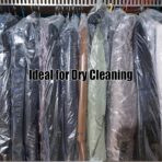 60inch Dry Cleaning Bag - 50pcs Extra Long Plastic Clear Dress Bags for Gowns, Disposable Garment Bags for Hanging Clothes - Image 6