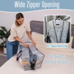 VENO 10 Pack Heavy Duty Moving Bags with Backpack Straps, Zippers & Handles, Extra Large Packing Bags for College Dorm Essentials, Moving Supplies Alternative to Cardboard Moving Boxes - Image 6