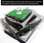 MECCANIXITY 50Pcs Anti Static Bags ESD Shielding Bag Flat Open Top Anti Static Bag for Electronic Devices 6x8 Inch(150x200mm) - Image 6