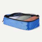 Amazon Essentials 4-Piece Packing Cubes Travel Accessories Set, Space-Saving Luggage Organizers with Double Zipper, Mesh Top, Small/Medium/Large/Slim, Blue (Previously Amazon Basics) - Image 4