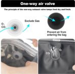 Coffee Bags with Valve(60pcs,8 oz,1/2 lb) Vented Coffee Beans Packaging Bags High Barrier Aluminumed Foil Flat Bottom Heat Sealed Side Zipper Resealable Storage Bag for Home or Business（Kraft Paper） - Image 4