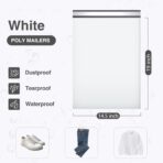 UCGOU 14.5x19 Poly Mailers White Shipping Bags Self-Sealing Waterproof and Tear-Proof 50 Pack - Image 3