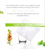 FORID Reusable Gallon Freezer Bags, 6 Pack Extra Thick Gallon Reusable Bags, Leakproof Food Storage Bags for Marinate Food, Fruit Cereal Sandwich Snack Meal Prep Travel Items Home Organization Storage - Image 7