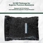 Vacuum Seal Bags 15" x 20" (50 Count) 5.5 Mil (Black and Black) - BPA Free Commerical Grade Food Saver for Storage, Sous Vide, and Meal Prep Sealer Bag - Image 3