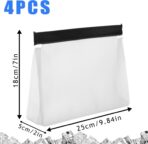 4 Pack Reusable Ice Storage Bags,Leak Proof Ice Bags With Secure Zip Close Design,Bpa-Free Ice-Bags,Free Lunch Bag,Durable Ice Bag,Freezer Storage Bag for Ice and Food Storage - Image 3
