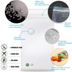 3''x 5'', (Pack of 100) 2 mil Thick Clear Plastic Reclosable Zip Poly Bags with Resealable Lock Seal Zipper for Photo, Jewelry, Bakery, Treats, Travel, Storage, Packaging & Shipping - Image 6