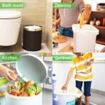 Compost Bags 4-5 Gallon with Handles Tie Extra Thick 0.78 Mils Wastebasket Liners Bags for Kitchen Bathroom Office US BPI ASTM D6400 and Europe OK Compost Home Certified - Image 7