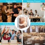 RJTLPNK Small Clear Gift Bags with Handles Bulk,10PCS L7.87xW3.14xH7.87Inches Holiday Gift Bags, Versatile 5 Senses Gift Bag for Women & Kids - Image 8