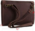 Baseballfan Genuine Leather Crossbody Bag Vintage Cowhide Baseball Glove Leather Sport Bag Shoulder Bag For Women - Image 4