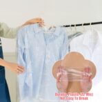 100pcs Plastic Garment Bag dry cleaning bag (35.4 x 23.6 In) clear plastic garment covers for Home Storage, Travel, Moving clear garments bags for hanging clothes,Dresses,Skirt - Image 3