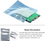 Anti Static Bags ESD Shielding Bags Reusable, [for Electronic Device GPU Hard Drive SSD HDD Motherboard] - 10x14inch/10pcs - Image 4