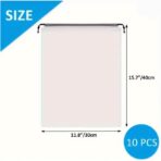 10PCS Waterproof Shoe Storage Bags, Portable Drawstring Travel Organizer for Shoes, Sundries, Transparent Plastic Bags - Image 3