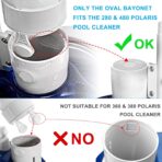 AMI PARTS Pool Cleaner Bags 2 Pack, Leaf Bag with Zipper, Fit for Po.laris 280 480 K13 K16, Universal Replacement Filter Bags - Image 3