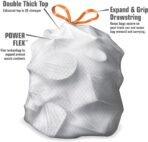 Member's Mark 13 gal Power Flex, Leak Protection, Tall Kitchen Simple Fit Drawstring Bags (Flex Power) - Image 3