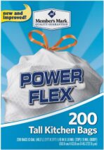 Member's Mark 13 gal Power Flex, Leak Protection, Tall Kitchen Simple Fit Drawstring Bags (Flex Power) - Image 4