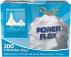 Member's Mark 13 gal Power Flex, Leak Protection, Tall Kitchen Simple Fit Drawstring Bags (Flex Power) - Image 5