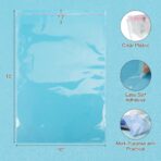 200 Pcs Resealable Poly Clear Shirt Bags with 7 Sizes 3500 Pcs Clothing Size Stickers Labels Self Sealing Plastic Bag for Small Businesses Packaging T Shirts Retail Storage(10 x 13 Inch) - Image 4