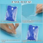 200 Pcs Resealable Poly Clear Shirt Bags with 7 Sizes 3500 Pcs Clothing Size Stickers Labels Self Sealing Plastic Bag for Small Businesses Packaging T Shirts Retail Storage(10 x 13 Inch) - Image 6