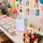 METAPRINT 15 Pcs Iridescent Glossy Gift Bags Medium Size, 8x4x10 Inch Holographic Reusable Gift Bags with Handles & Sturdy Base, Ideal for Birthday, Wedding - Image 5