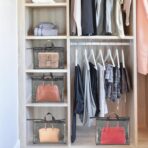 Peohud 12 Pack Dust Bags for Handbags, Clear Handbag Storage Organizer for Closet, Purse Protector Storage Bag with Zipper and Handle, Hanging Dust Cover Bag for Handbag - Image 7