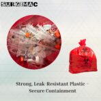 SurgiMac 10-15 Gallon Red Infectious Waste Bag - Heavy Duty 24x32 Inch - Biohazard Disposal Bag for Medical, Laboratory, and Industrial Use | Case of 500 - Image 4