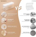 Acrylic Jewelry Box Organizer, Clear Jewelry Organizer and Storage with 20 Portable Anti Tarnish Jewelry bags, Travel Jewelry Case for Earrings/Rings/Necklaces Gifts for Women Girls, Clear - Image 8