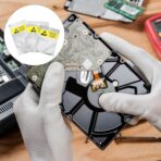 MECCANIXITY 200 Pcs Anti Static Bags 3.1" x 5.9" Open Top with Hole ESD Shielding Bag with Labels for Hard Drive HDD SSD Electronic Device Motherboards, Silver - Image 7