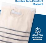 Spartan Industrial - 12” X 15” (250 Count) 3 Mil Frosted Reclosable Zip Plastic Bags with Resealable Lock Seal Zipper and Vent Hole | For Packaging Clothes, Shirts & More - Image 6