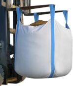 2 Pack FIBC Bulk Bag, 1.5 Ton Bag, 35"L x 35"W x 43"H, 3300lbs SWL, Duffle Top Flat Bottom, Heavy Duty Bulk Bags for Industry Agriculture - Image 2