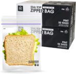 24/7 Bags- Sandwich Storage Bags, 200 Count, Resealable Zipper Bags, Microwave-Safe, BPA-Free, 4 Boxes - Image 2