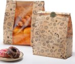 24PCS Paper Bread Bags for Homemade Bread and Sourdough, Clear Window Bakery Bags for Storage and Gifting, 50% Thicker Kraft Material, Includes Sealing Stickers - Image 2