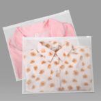 25 Pcs 13x10 Inch Frosted Resealable Clothing Bags - 3 Mil Heavy-Duty Plastic Packaging for Apparel Storage | Travel & Small Business Organizer for Shirts, Delicate Garments-No Vent Holes - Image 2