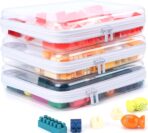 3 Pack Clear Hard Shell Zipper Case, Clear Zipper Pouches Waterproof Makeup Organizer & Travel Toiletry Bag, Diaper Bag Organizing Pouches, Plastic Pouch for Office Home Storage, Large Size - Image 2