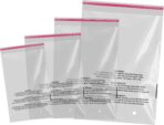 400-Count Self Sealing Cellophane Bags Poly Bag Combo Pack (6x9,8x10,9x12,11x14) | Safety-Sealed Clear Plastic Bags with 3-Language Warnings + Hanging Holes | Industrial Strength Shipping Supplies - Image 2