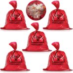 5 Pack Biohazard Bags Heavy Duty Thick Autoclavable Infectious Waste Bag Red Polypropylene Puncture Resistant 20 Gallon Biohazard Safety Bags Disposable Laboratory Sample Specimen Bag - Image 2
