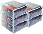5-Pack X-Large (20" x 23" x 8") Heavy Duty Vinyl Zippered Storage Bags (Clear) for Sweaters, Blankets, Comforters, Bedding Sets (15.9 Gallon) - Image 2