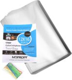 50 Pcs 12x16 inch Cello Cellophane Treat Bags Clear Flat for Gift Wrapping, Bakery, Cookie, Candies, Dessert, Baskets Packaging with Color Twist Ties - Image 2