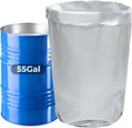 55 Gallon Heavy Duty-Drum Liner Mylar Bags with Round Bottom,Extra-Large Heat-Sealable Leak-Resistant Trash Bags,4 Layers Ultra-Thick Aluminum Foil,Storage of Chemicals, Industrial Materials(1PC) - Image 2
