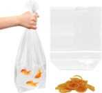 60 Pieces Fish Shipping Bags, Clear HDPE Plastic, Double Bottom Seal, Transport Bags for Live Fish, Freshwater & Saltwater Use - Image 2