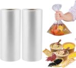 700 Count 12 x 20 Inches Clear Plastic Produce Bags Roll, Clear Grocery Bag for Bread, Fruits, Vegetable, Kitchen, 350 Bags/Roll - 2 Rolls - Image 2