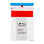 APQ Pack of 1000 Tamper-Evident Specimen Bags Clear 6 x 10. Polyethylene Bags with Absorbent Pad 6x10. Pull Tab Adhesive Closure 1.80 mil Thick. Removable Biohazard Symbol. Ideal for Health Needs - Image 2