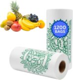 ASSUREPAK Clear Produce Bags Roll - 1200 Bags - 12"x20" – HDPE - (11 Microns) – Plastic for Grocery, Reusable Produce, Small Business, Plastic Bag, Food Bag, Storage Use, Natural Color - Image 2
