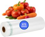 ASSUREPAK Clear Produce Roll Bags - 875 Bags -10"x15" – HDPE - 11 Microns - 0.44 mil – Grocery Use, Small Business Supply, Reusable, Kitchen Storage, Fresh Produce - Image 2