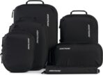 Aerotrunk Ultralight Compression Packing Cubes - Lightweight Travel Organizers for Suitcases and Luggage (6-Pack, Black) - Image 2