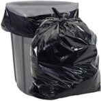 Aluf Plastics 55-60 Gallon Trash Bags - 1.5 MIL (eq) Black Heavy Duty Trash Can Liners - 38" x 58" - Pack of 100 - For Contractor, Industrial, Commercial, & Outdoor - Image 2