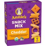 Annie's Cheddar Snack Mix With Assorted Crackers and Pretzels, Made with Real Cheese, 9 oz - Image 2